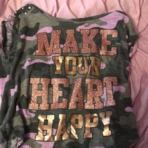 It’s a camouflage shirt.